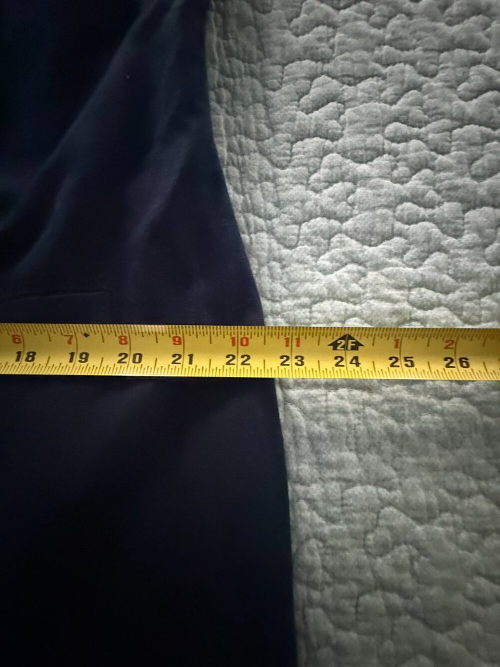 NEVER WORN.  Navy Linen Sleeveless Button-Front Dress - Picture 7 of 8